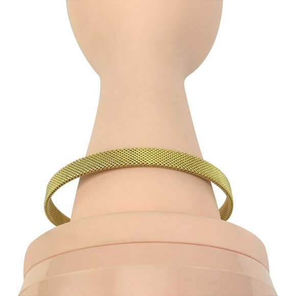 Tiffany & Co. 18k Gold Mesh Bangle Bracelet 7.75" - Picture 5 of 5